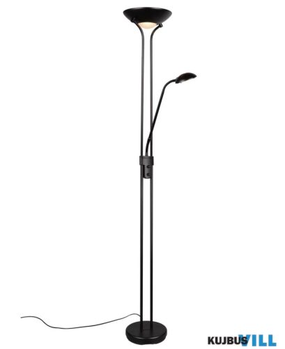 TR R42292132 SPOCK állólámpa incl.1x19W LED/2200Lm/3000K > incl.1x5W LED/500Lm/3000K ↕180cm ↔25cm ↗ 50cm fekete