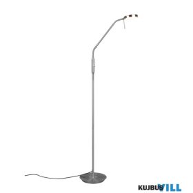   TRIO 423310107 MONZA állólámpa incl.1x12W LED/1400Lm/2300+3000+4000K ↕145cm ↔25cm ↗ 50cm matt nikkel