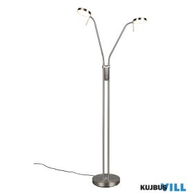   TRIO 423310207 MONZA állólámpa 2x12W LED/2x1400lm 2300+3000+4000K ↕160cm Ø25,5cm matt nikkel