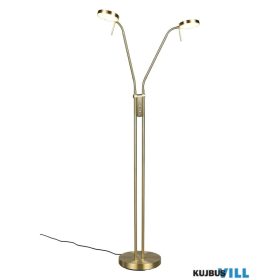   TRIO 423310208 MONZA állólámpa 2x12W LED/2x1400lm 2300+3000+4000K ↕160cm Ø25,5cm matt réz