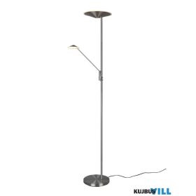   TRIO 425610207 BRANTFORD állólámpa incl.1x30W LED/3500Lm/2700+3200+4000K & incl.1x6,5W LED/650Lm/2700+3200+4000K ↕180cm ↔30cm Ø41,6cm matt nikkel