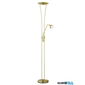   TRIO 426410208 ARIZONA állólámpa incl.1x20W LED/2000Lm/3000K & incl.1x5W LED/500Lm/3000K ↕180cm ↔25,5cm ↗ 40cm matt réz