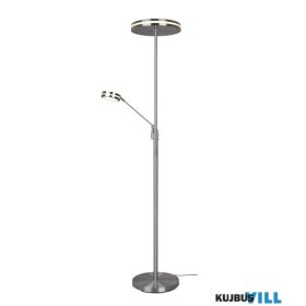   TRIO 426510207 FRANKLIN állólámpa incl.1x35W LED/4100Lm/2700+3200+4000K & incl.1x6,5W LED/650Lm/2700+3200+4000K ↕181cm Ø35,2cm matt nikkel