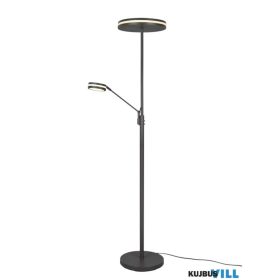   TRIO 426510242 FRANKLIN állólámpa incl.1x35W LED/4100Lm/2700+3200+4000K & incl.1x6,5W LED/650Lm/2700+3200+4000K ↕181cm Ø35,2cm antracit