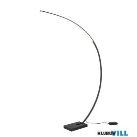   TRIO 426511832 BANGKOK állólámpa incl.1x18W LED/2200Lm/3000K ↕180cm ↔22cm ↗ 127,5cm matt fekete