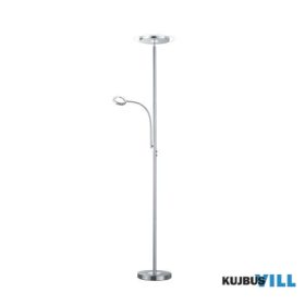   TRIO R42752107 ACKBAR állólámpa incl.1x18W LED/1700Lm/3000K & incl.1x4W LED/350Lm/3000K ↕182,5cm ↔31cm ↗ 51cm matt nikkel