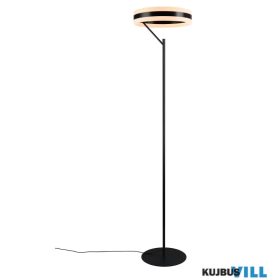   TRIO 431410132 DIOS állólámpa incl.1x21W LED/2500lm/2300+3000+4000K ↕180cm Ø40cm matt fekete