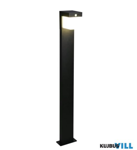 TR R43286132 COLOMBO solar kültéri állólámpa 5,5W LED/650lm/4000K ↕100cm ↔14cm ↗15,5cm IP44 matt fekete sensor