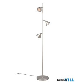   TRIO 437010307 ROMEO állólámpa incl.3x5W LED/820lm/2300+3000+4000K ↕150cm Ø25cm matt nikkel