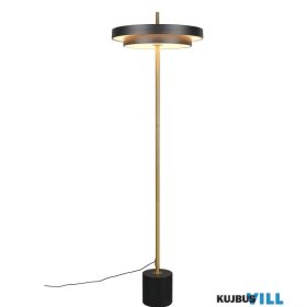   TRIO 440210180 KEATON állólámpa incl.1x21W LED/2400lm/2300+3000+4000K ↕138cm Ø40cm fekete-arany