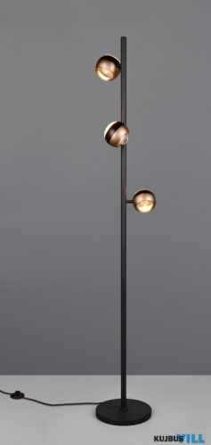 TR 444410332 ORBIT LED állólámpa/3 24W/2400lm CCT Ø25cm↑150cm matt fekete, kávé