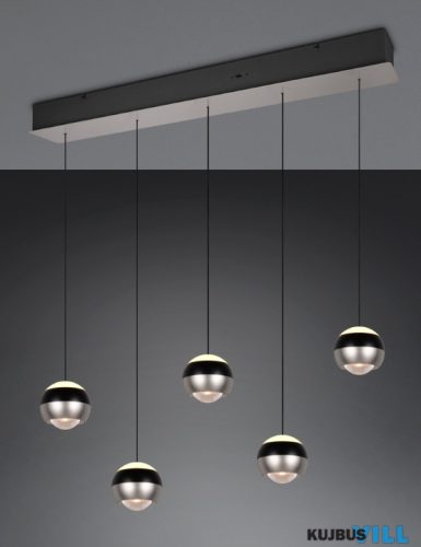 TR 344410507 ORBIT LED függeszték/5 40W/4800lm CCT ↔100cm ↗10cm ↕8-200cm matt nikkel