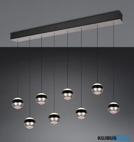 TR 344410807 ORBIT LED függeszték/8 64W/7680lm CCT ↔155cm ↗13cm ↕8-200cm matt nikkel