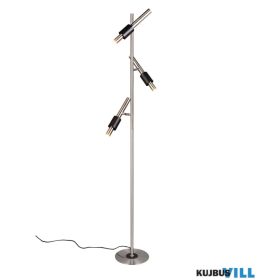   TRIO 455310332 IKARIS LED állólámpa/3 24W/1350lm CCT ↕150cm Ø28cm matt fekete, kávé