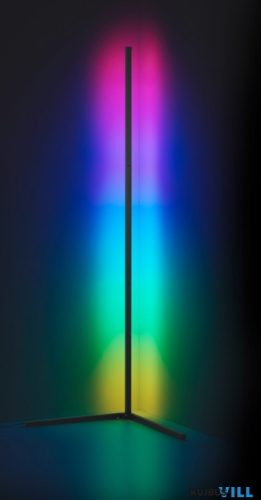 TR R45721102 LEVEL LED állólámpa 10W, RGBW ↔ 43cm↗ 43cm↕ 141cm fekete