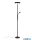 TRIO R45741132 PALERMO állólámpa 23W LED/2500lm/3000+4000+6500K & 4,5W LED/380lm/↕180cm Ø28cm matt fekete