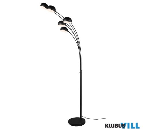 TR R46155032 DITO állólámpa excl.5xE14 ↕210cm ↔30cm ↗ 70cm matt fekete