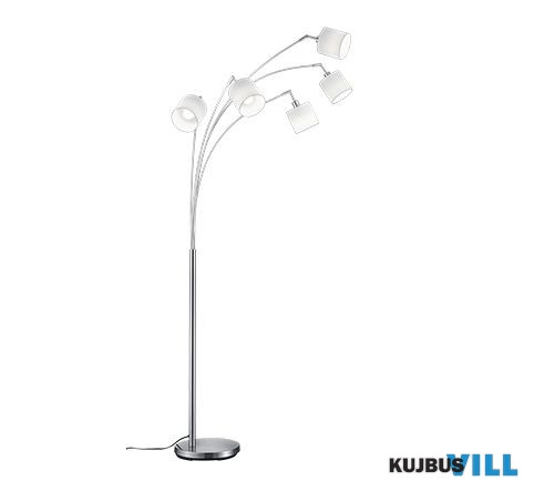 TR R46330501 TOMMY állólámpa excl.5xE14 ↕200cm ↔30cm ↗ 71,5cm fehér