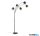 TR R46330579 TOMMY állólámpa excl.5xE14 ↕200cm ↔30cm ↗ 71,5cm arany