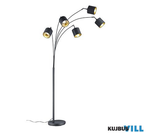 TR R46330579 TOMMY állólámpa excl.5xE14 ↕200cm ↔30cm ↗ 71,5cm arany