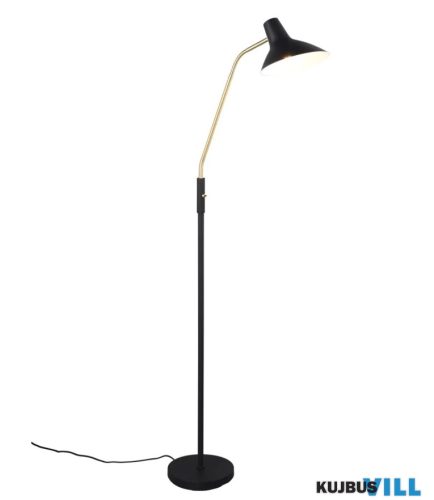 TR 463400180 TRAVELLER állólámpa excl.1xE27 ↕145cm ↔58cm ↗23cm fekete-arany