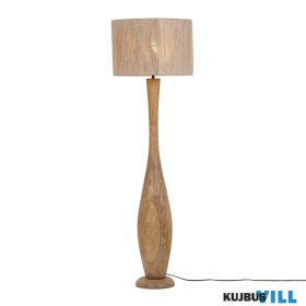   TRIO 467200130 TOBA állólámpa excl.1xE27 ↕133,5cm Ø40cm fa