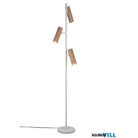   TRIO 467700365 SOKA állólámpa excl.3xGU10 ↕150cm Ø37cm kávébarna