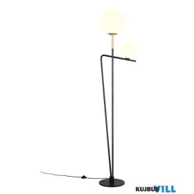   TRIO 468900280 FLAMING állólámpa excl.1xE27 excl.1xE14 ↕180cm ↔42cm ↗28cm Ø25cm fekete-arany