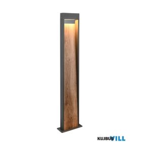   TR 446960135 SALMON kültéri állólámpa incl.1x11W LED/1200lm/3000K ↕100cm ↔21,5cm ↗9,5cm antracit/fa utánzat