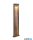TR 446960135 SALMON kültéri állólámpa incl.1x11W LED/1200lm/3000K ↕100cm ↔21,5cm ↗9,5cm antracit/fa utánzat