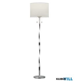   TRIO 475310307 NANDOR állólámpa incl.2x7W LED/700Lm/3000K excl.1xE27 ↕160,5cm Ø40cm matt nikkel