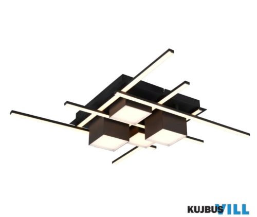 TR 647810432 ROGER mennyezet lámpa 35W LED/4050lm/2700-6500K ↕11,5cm ↔70cm ↗70cm matt fekete