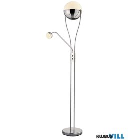   TRIO 478310206 CHRIS állólámpa incl.1x18W LED/2000Lm/3000K & incl.1x3,8W LED/350Lm/3000K ↕180cm ↔30cm ↗ 52cm króm