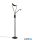 TRIO 478310232 CHRIS állólámpa 18W LED/2000lm/3000K & 3,8W LED/350lm/3000K ↕180cm Ø30cm matt fekete