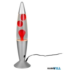   TRIO R50079110 VESUV asztali lámpa incl.1x28W LED/260lm/3000K ↕41,5cm Ø10cm, ezüst, piros