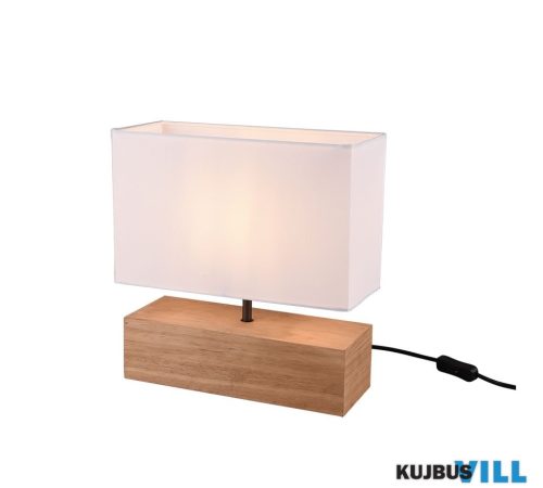 TR R50181030 WOODY asztali lámpa excl.1xE27 ↕30,5cm ↔30cm ↗ 12cm fa