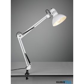   TRIO 5029010-01 TAJO csiptethető lámpa excl.1xE27 ↕73,5cm ↗ 51cm Ø16,8cm fehér