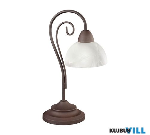TR R5031-24 COUNTRY asztali lámpa excl.1xE14 ↕40cm ↔15,5cm ↗ 24cm rozsdabarna