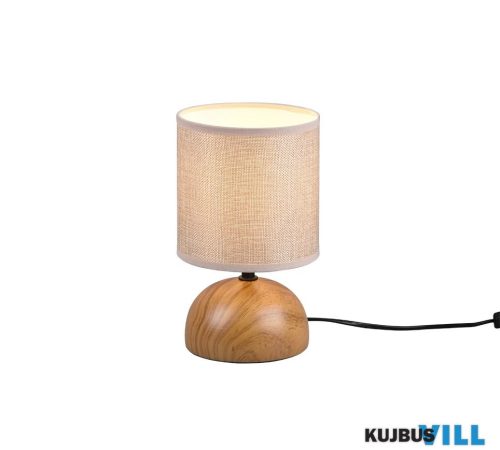 TR R50351035 LUCI asztali lámpa excl.1xE14 ↕23cm Ø14cm fa utánzat