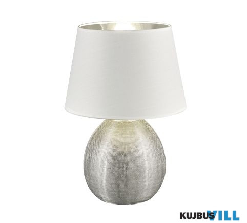 TR R50631089 LUXOR asztali lámpa excl.1xE27 ↕35cm Ø24cm ezüst
