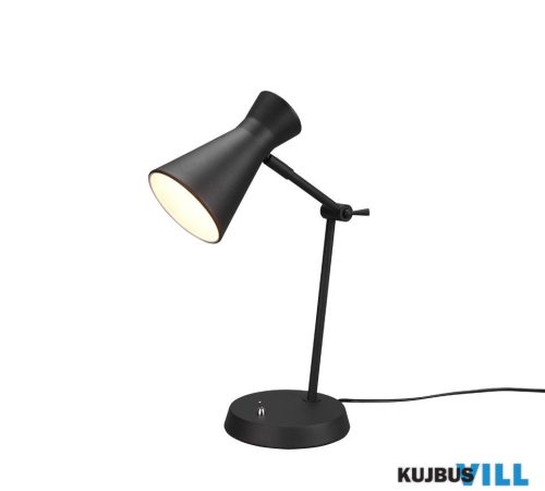 TR R50781032 ENZO asztali lámpa excl.1xE27 ↕50cm Ø11,5cm matt fekete