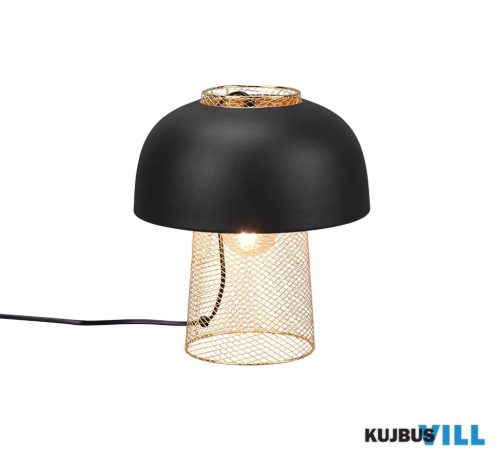 TR R50811032 PUNCH asztali lámpa excl.1xE27 ↕28cm Ø25cm matt fekete