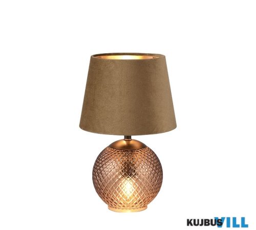 KIFUTÓ TR 51242013 JONNA asztali lámpa excl.2xE14 ↑28,5cm Ø18cm borostyán