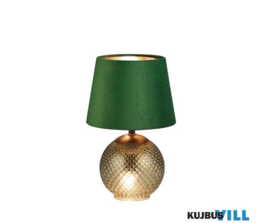 KIFUTÓ TR 51242015 JONNA asztali lámpa excl.2xE14 ↑28,5cm Ø18cm zöld