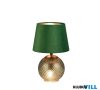KIFUTÓ TR 51242015 JONNA asztali lámpa excl.2xE14 ↑28,5cm Ø18cm zöld