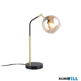   TRIO 516900180 PAXTON asztali lámpa E27/10W ↕45cm ↔28cm ↗15cm fekete/arany