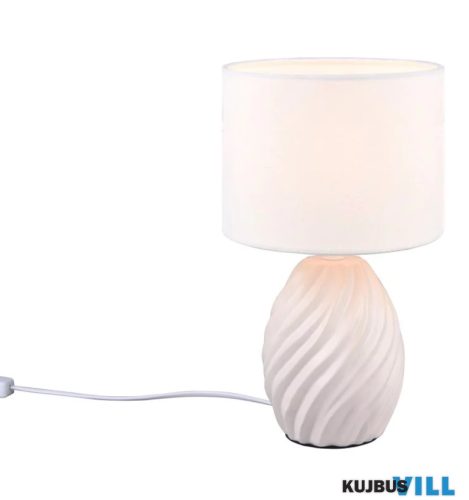 TR R51771031 MELVA asztali lámpa excl.1xE14 ↕31cm Ø18cm matt fehér