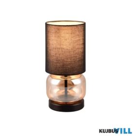   TRIO 517800113 ELIO asztali lámpa E27/40W ↕28,5cm Ø13,5cm borostyán