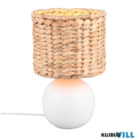   TRIO 518900101 VINA asztali lámpa excl.1xE27 ↕27,5cm Ø18cm fehér