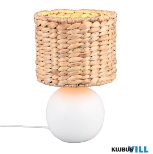TR 518900101 VINA asztali lámpa excl.1xE27 ↕27,5cm Ø18cm fehér